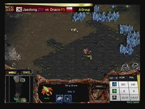2009 WCG Grand Final Second day:  StarCraft match: Jaedong vs Draco