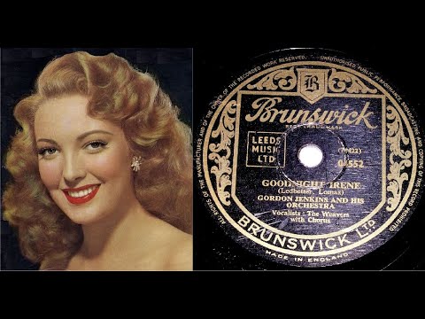 78 RPM – Gordon Jenkins Orchestra with The Weavers – Goodnight Irene (1950)