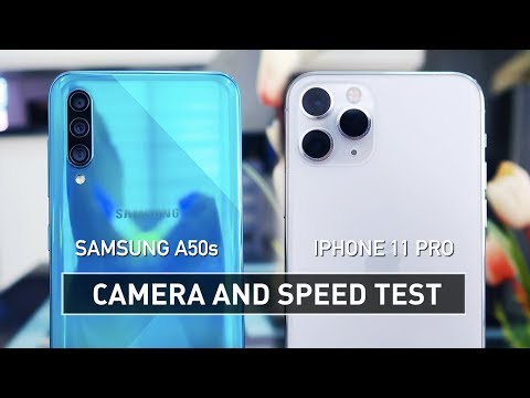 Samsung A50s VS iPhone 11 Pro CAMERA & SPEED TEST