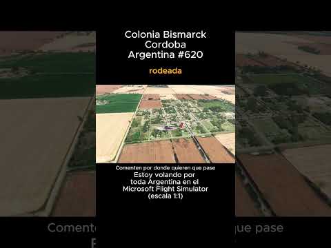 Colonia Bismarck, Cordoba desde el Microsoft Flight Simulator #coloniabismarck #cordoba #msfs