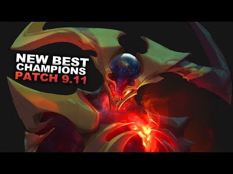 New Best Champions for Patch 9.11 Season 9 for Climbing in EVERY ROLE