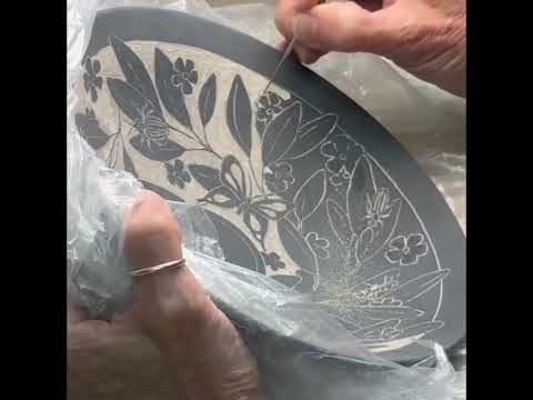 How to make sgraffito pottery tutorial video