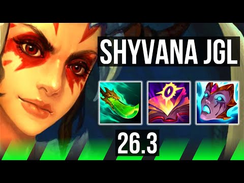 SHYVANA vs DR. MUNDO (JGL) | Good KDA: 14/1/9, 45K damage | EUW Master | 26.3