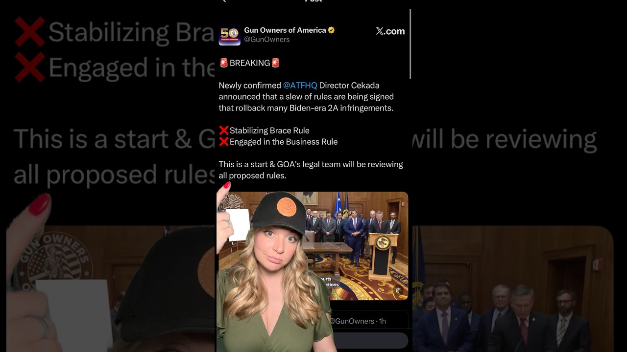New ATF Director Just Did Away With Biden-era 2A Infringements?!? #2ndamendment #shortsfeed #shorts