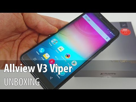 Allview V3 Viper Unboxing (First Android 8.0 Oreo Allview Phone)