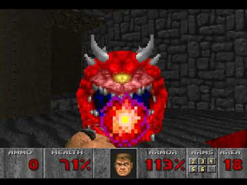 [TAS] Doom 32X Resurrection - Map 18 (Slough of Despair) Nightmare 100% Walkthrough