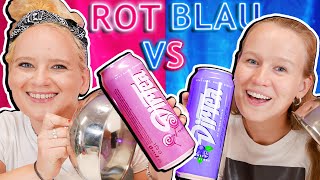 ROT VS BLAU FARB-CHALLENGE Alles in einer Farbe! Eva & Kathi testen sich! Welcher Typ sind wir?