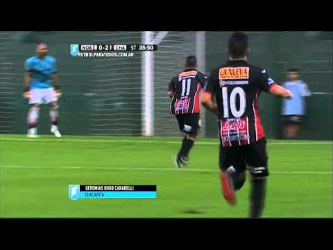 Gol Hugo Carabelli. Newell's 0 - Chacarita 2. 32vos. C. Argentina 2015. Fútbol Para Todos.