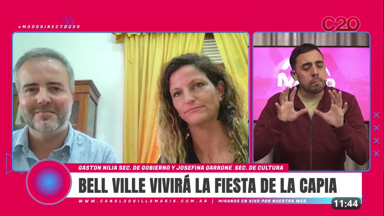 Modo Directo | Bell Ville - Gaston Nilia y Josefina Garrone