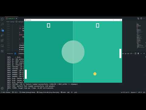 I created a programming language and create pong game with it