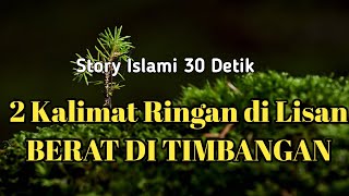 Download lagu Story WA Islami 30 Detik | 2 Kalimat Yang Dicintai Allah mp3 Download lagu Story WA Islami 30 Detik | 2 Kalimat Yang Dicintai Allah mp3