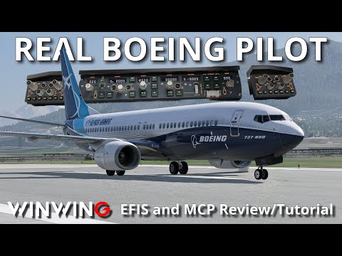 I have a Realistic 737 Glareshield! | Real 737 Captain Review | Winwing 737 EFIS and MCP Panel