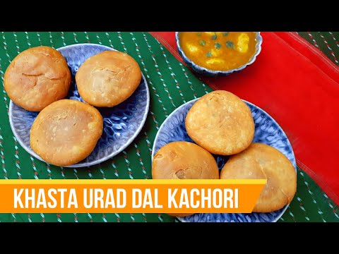 Khasta Urad Dal Kachori Recipe | Dal Kachori Recipe | Holi Special | Nut-Free Kachori