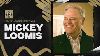 Mickey Loomis at 2024 NFL Owners Meetings | New Orleans Saints