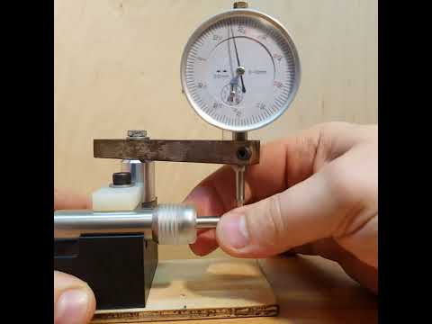 Testing a 3D Electronic edge finder - 16mm  stainless CNC probe made in UK