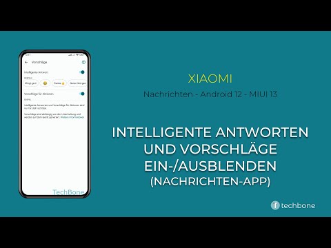 Intelligente Antworten und Vorschläge ein-/ausblenden - Xiaomi [Android 12 - MIUI 13]