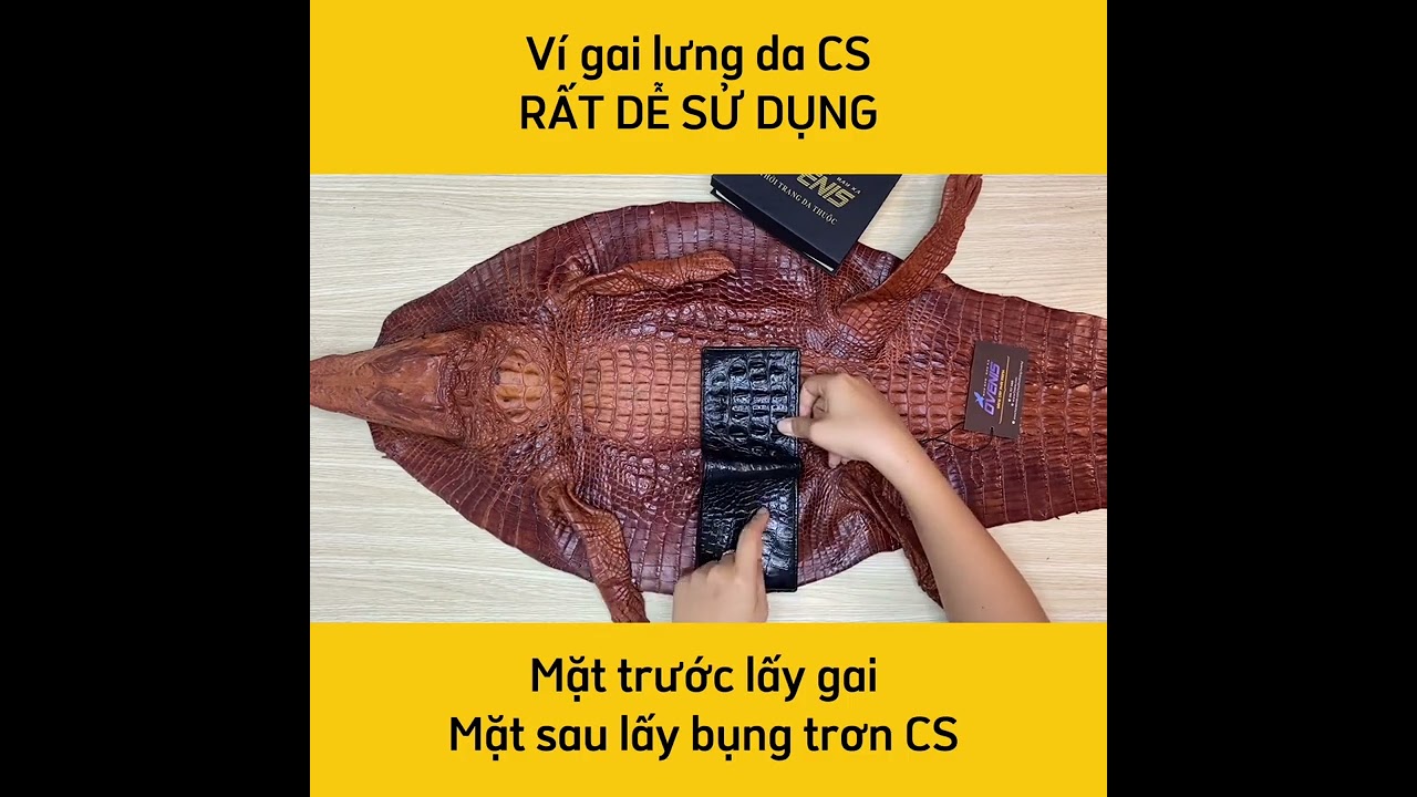 Bóp Nam Da Cá Sấu VS111D