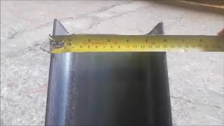 Curvamento de perfil metálico