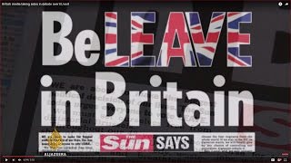 British media taking sides in debate over EU exit