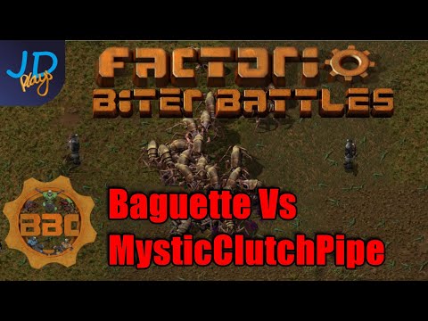 Factorio PvP Biter Battles ⚙️ BBChampions ⚙️ Baguette Vs MysticClutchPipe
