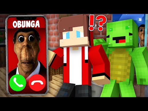 Maizen OBUNGA CALLS at Night in Minecraft
