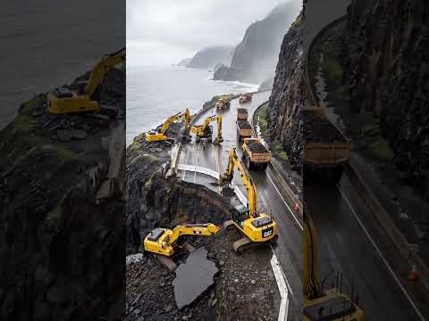 The Ocean Took This Highway — Watch Crews Take It Back in 14 Days