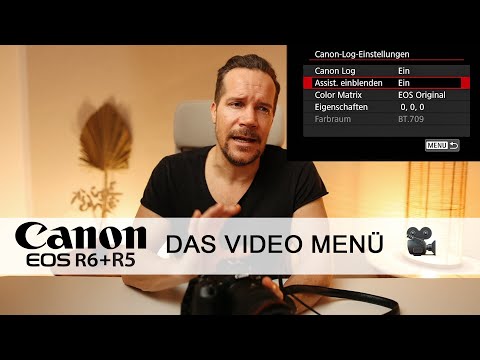 Canon EOS R5 and R6 - The red menu for video explained