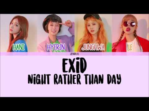 EXID - Night Rather Than Day [Han/Rom/Eng] Color Coded HD