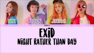 EXID - Night Rather Than Day [Han/Rom/Eng] Color Coded HD