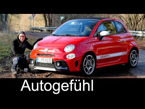 Abarth 595C Turismo FULL REVIEW test driven Facelift 165 hp 1.4