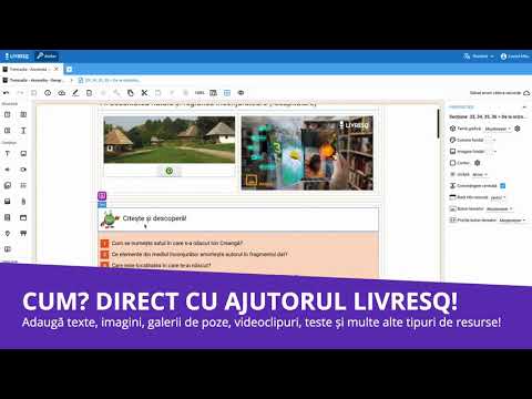 LIVRESQ - Manuale Editabile - Avizate de Ministerul Educației