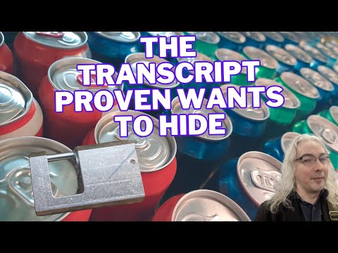 Proven Wants To Bury This Transcript... So Let's Review It