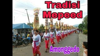 preview picture of video 'Tradisi Mepeed di Pura Dalem Majapahit - Amonggedo'