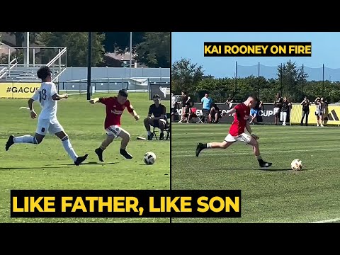 Wayne Rooney's son scored a goal to beat Man City in the U14 semi-final | Manchester United News