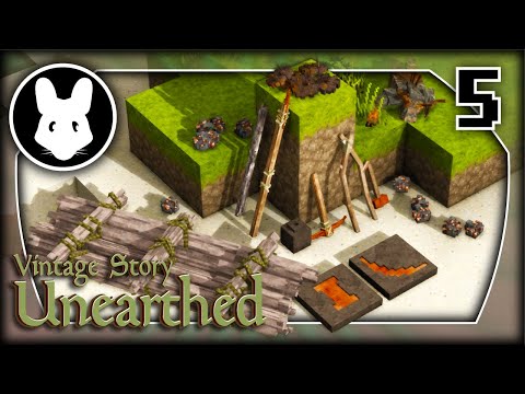 Temporal Storm Survival! - Vintage Story: UNEARTHED! 1.19 - Ep 5