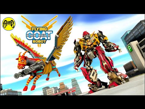 Flying Goat Transform War: Futuristic Robot Game - Android Gameplay FullHD