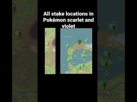 All stake locations in Pokémon scarlet and violet