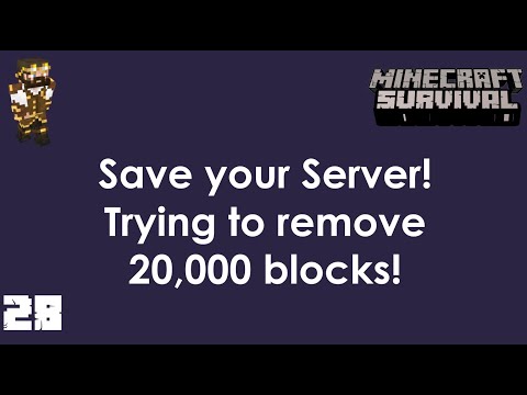 Let's Play Survival With Boomer! Trying to remove 20,000 slimefun machines!