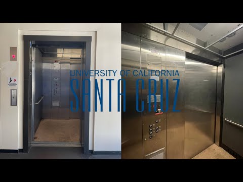 Crusty Schindler Hydraulic Elevator - Cowell Dining Commons - UCSC in Santa Cruz, CA.