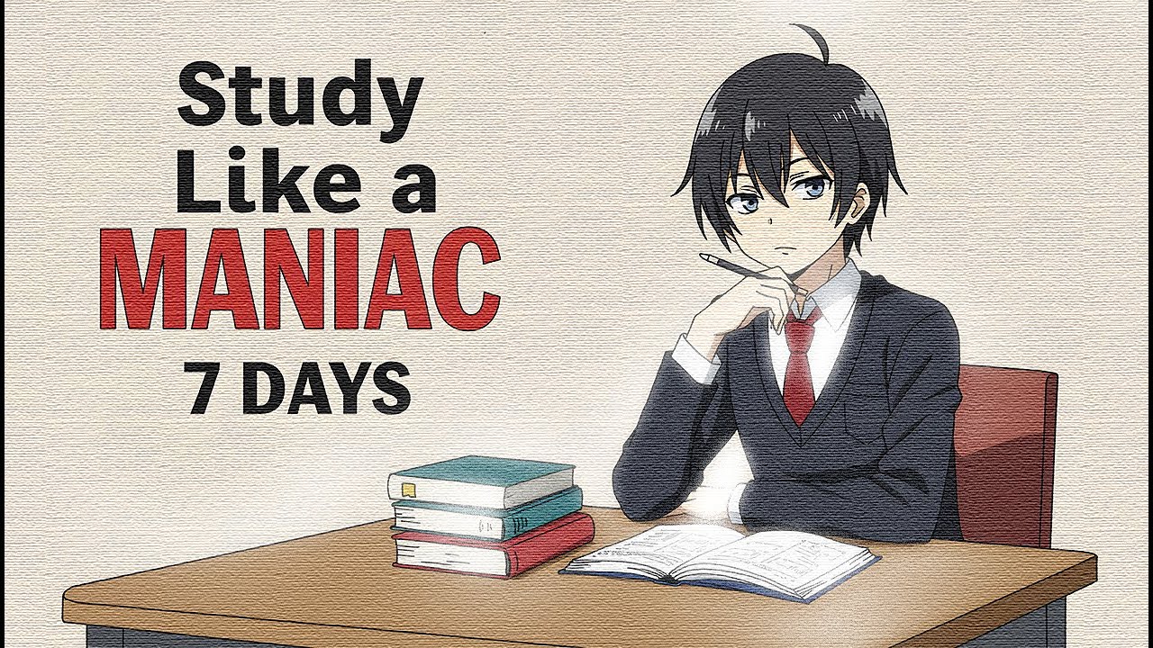 Study Like a "MANIAC" in Only 7 DAYS with Proven Strategies