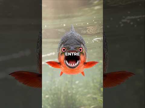 ¿Sabías que las pirañas no son peligrosas?
