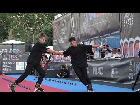 2024 HBC Milan Pair Slalom 2nd Place Lorenzo GUSLANDI & Valerio DEGLI AGOSTINI ( ITA )