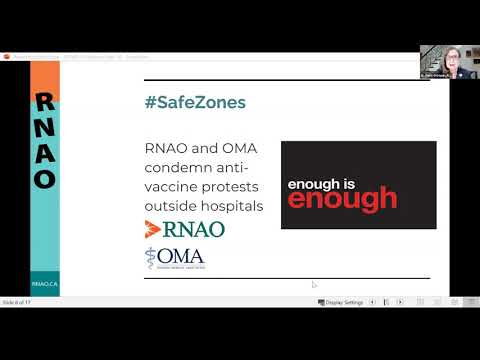 RNAO Webinar Series: COVID-19 amidst back to school and a federal election (Sept. 13, 2021)