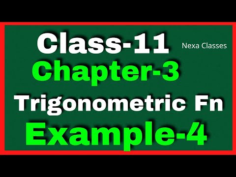 Example 4 Chapter3 Class 11 Math || Example4 Class11 Ch 3 NCERT Math || Chapter3 Example4 Class11