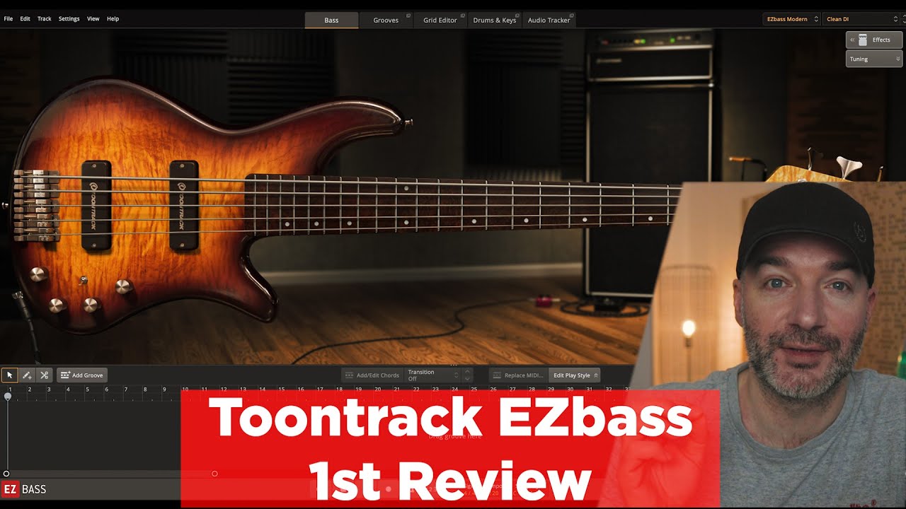 Toontrack EZbass - 1st Review: A Game Changer as Expected? - YouTube