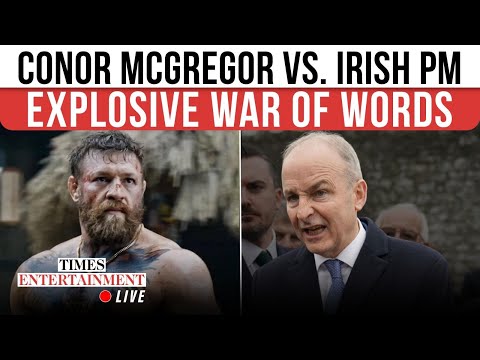 Irish PM SLAMS Conor McGregor Over White House Comments; UFC Star Fights Back Harder | LIVE NOW