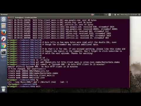 Episode 006 - An Asio HTTP client in 15 minutes