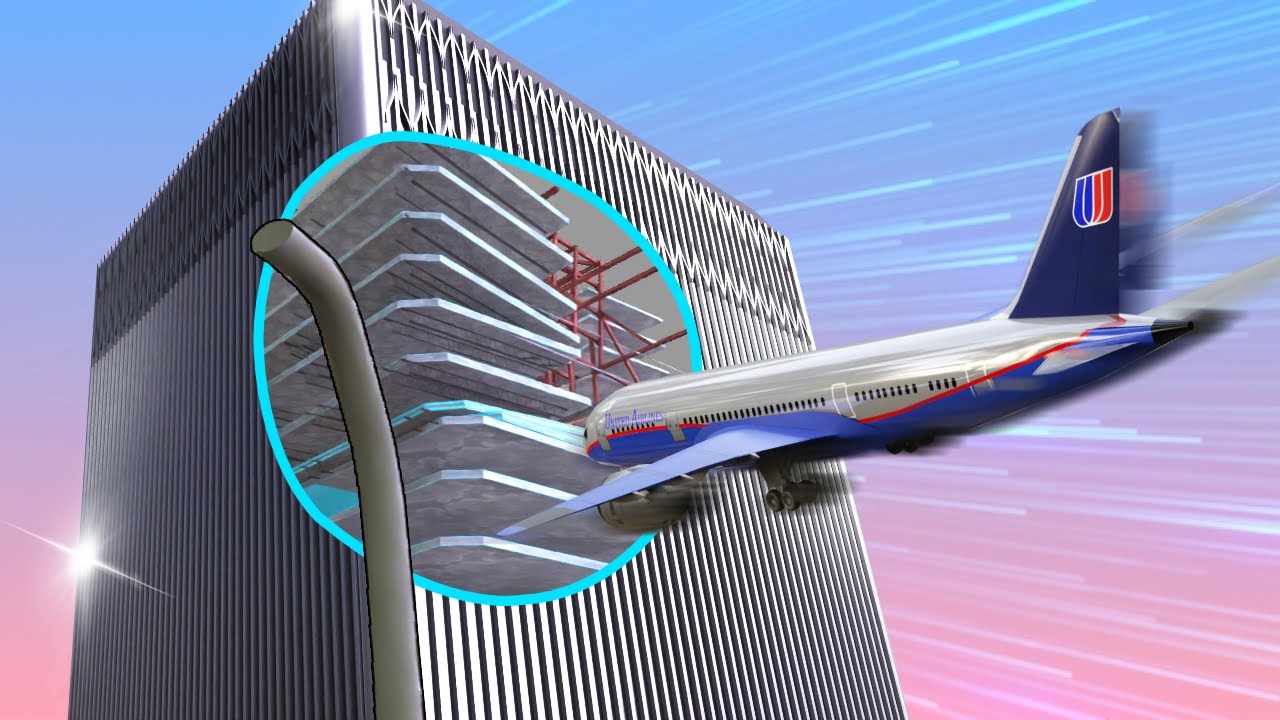 Обрушение Всемирного торгового центра | Полное объяснение с точки зрения физики