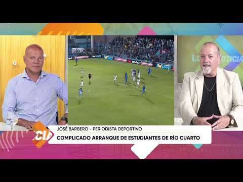 Complicado arranque de Estudiante de Río Cuarto, José Barbero