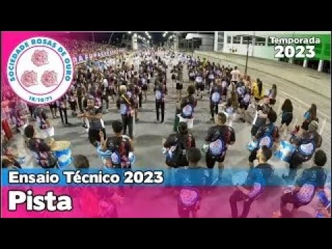Rosas de Ouro 2023 | Pista - Ensaio Técnico | Samba ao vivo - #ETSP23